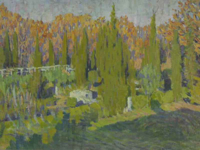 1860-Elmer Boyd Smith - Giardino di Parigi - Galleria di Belle Arti Vanderbilt